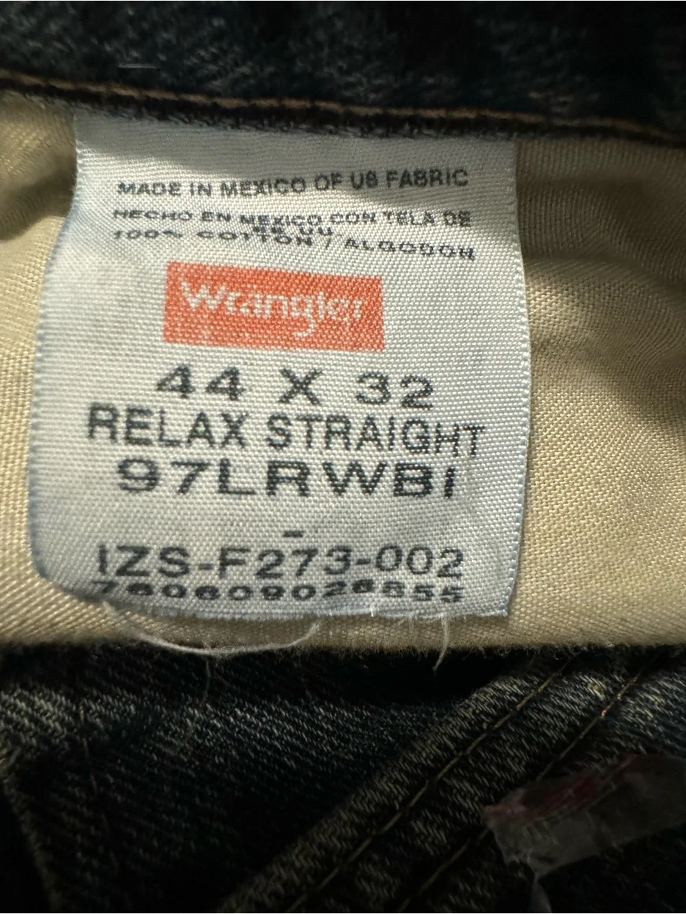 Wrangler Classic Men's Dark Blue Wash Jeans